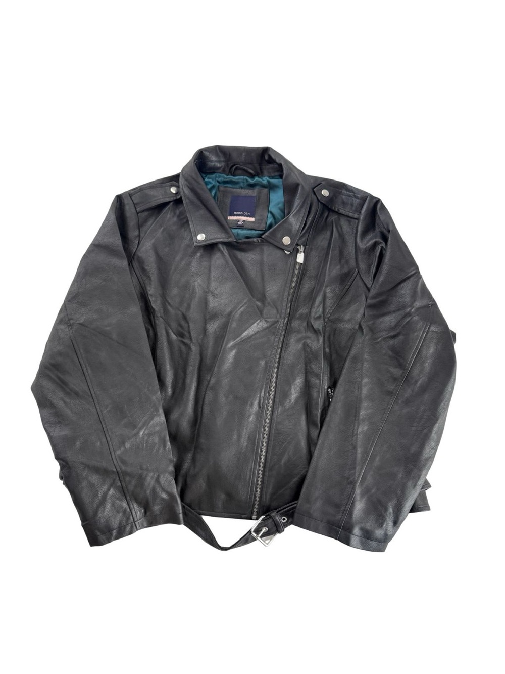 ModCloth Plus Size Vegan Leather Moto Jacket 4X